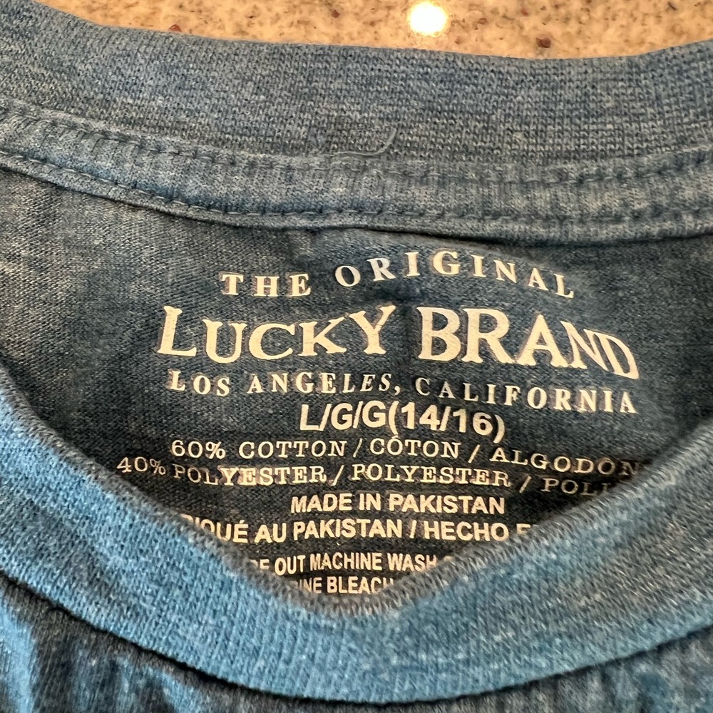 Boys Lucky Brand Shirt 14/16 - Picture 5 of 6